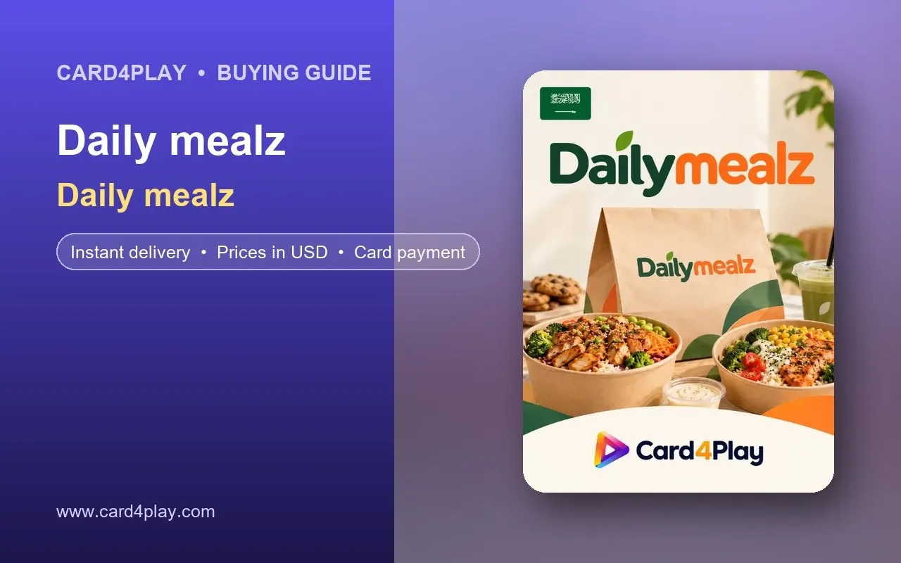 اشتراك Daily Mealz السعودية: خطط الغداء واليوم الكامل بالدولار من Card4Play