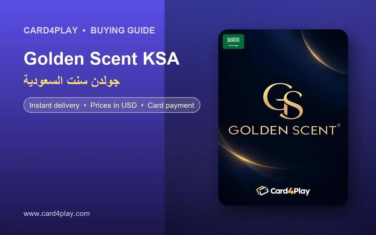 Golden Scent KSA Gift Card: Buy Perfume and Beauty Credit Online in USD