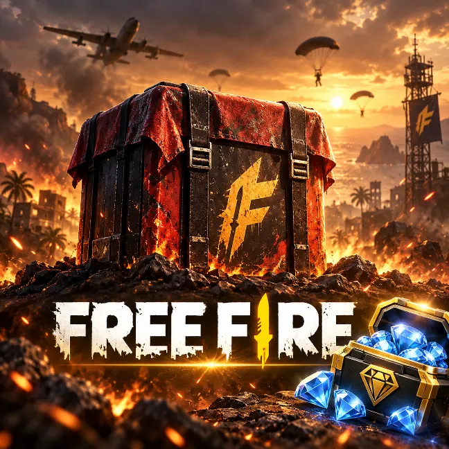 Free Fire 100 + 10 Diamonds Brazil